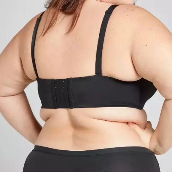 CACIQUE BOOST MULTI-WAY OR STRAPLESS BLACK BRA 42H - Picture 3 of 11